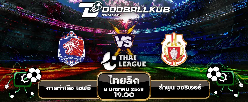 banner วิเคราะห์บอล-การท่าเรือ เอฟซี พบ ลำพูน วอริเออร์