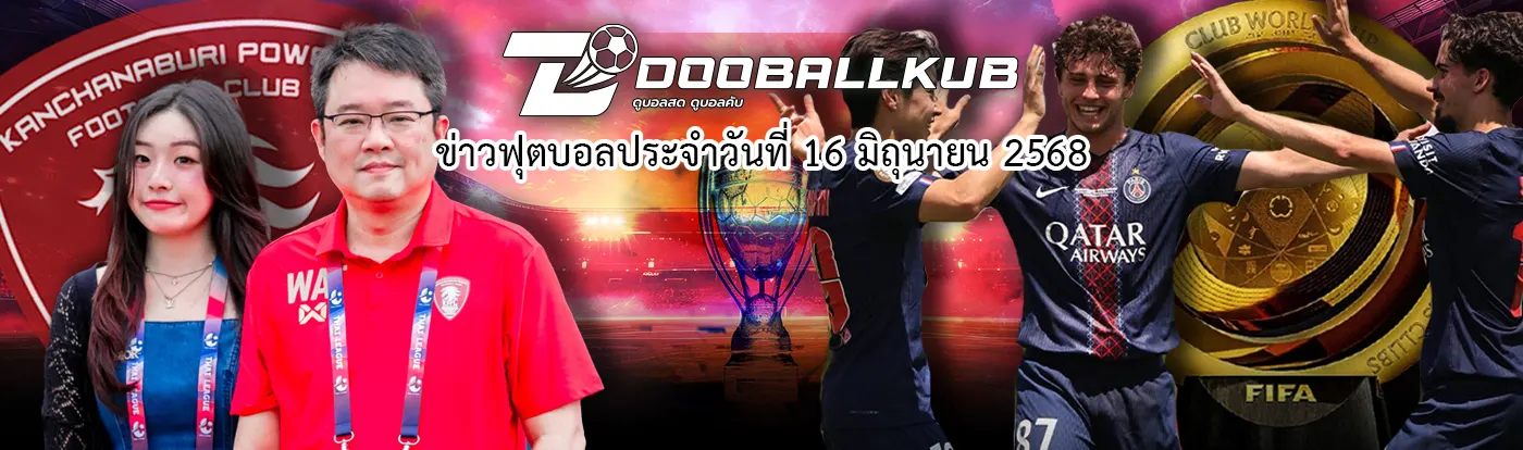 ปกข่าว-ฟุตบอลประจำวันที่ 16 มิถุนายน 2568